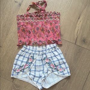 Louise Misha Set Boho Little Girls embroidered details